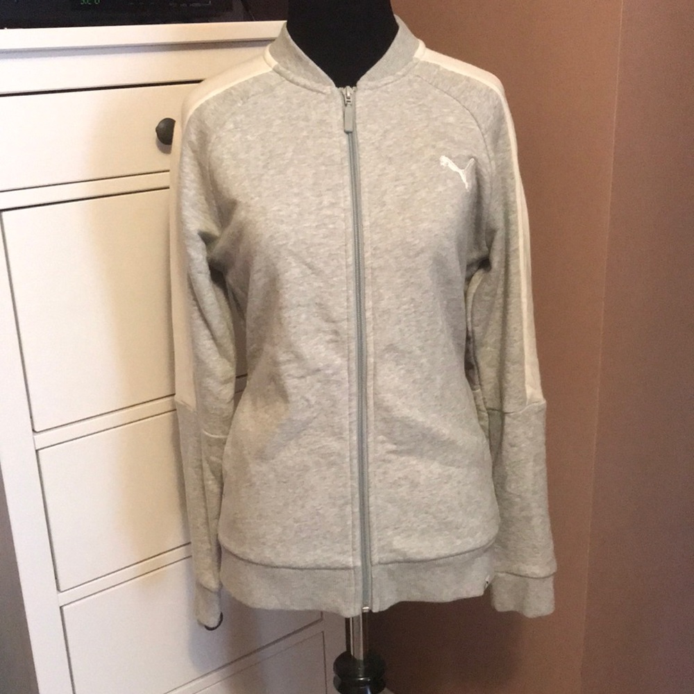 Puma zip up sweatshirt